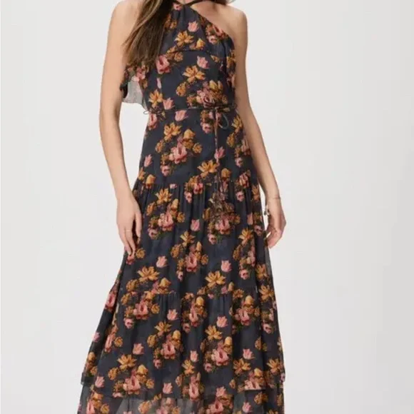 Anthropologie Calypso Floral Halter Dress 🌻 - Picture 5 of 14